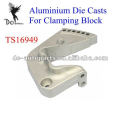 Aluminio personalizado muere bloque de fundición para abrazadera con certificación TS16949